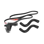Gates Thermostat + Radiator Hose + Drive Belt Kit for BMW 318i E46 1.9L Auto