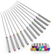 12Pack Chocolate Fork Fondue Tools Chocolate Dipping Fork for Chocolate Fountain