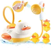 Baby Bath Toys Automatic Water Spray Bath Toy with 3PCS Different Spraying Duck