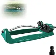 Oscillating Sprinklers for Yard, Garden Water Sprinklers, Automatic Oscillating Adjustable Water Sprinklers, 3600 Coverage Grass Sprinkler System for Lawn Care with Connectors