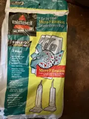 Bissell Vacuum Bags Style 2 Micro-Filtration Model 32013 / Pack of 3