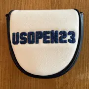 2023 US Open Studio Chain Stitch NEW PRG GOLF Mallet Putter HeadCover LACC White