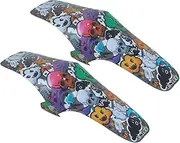 2 Pcs Bicycle Bike Mud Guard Cycle Mudguard Dirt Accessory Warning Fat Bike Accessories Front Mudguard Mud Guard Mudguard Road Mudguards Mountain Mud Colorful Pp