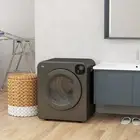 6kg Vented Tumble Dryer with 7 Dry Programmers for Small Spaces - Grey HOMCOM