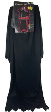 Vintage SCARY MOVIE Whassup! Ghost Face Costume Fun World XL Mask Robe Belt NEW!
