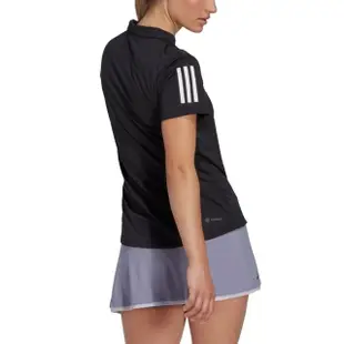 【adidas 愛迪達】短袖上衣 POLO衫 CLUB POLO 女 - HY2702