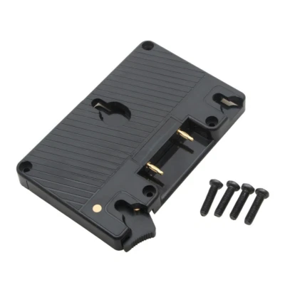 Black Anton Bauer A-Mount Battery Plate Adapter for Panasonic Camera Power D-Tap