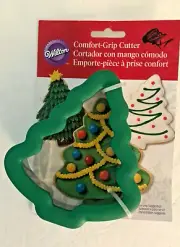 WILTON COMFORT GRIP CHRISTMAS TREE COOKIE CUTTER