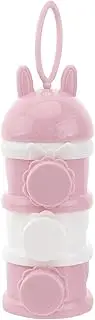 3 Powder Home Feeding Stackable Toddle Layer Container Kids Storage Travel Dispenser Milk for Non- Spill Food Case Snack Kid Formula Portable Simple