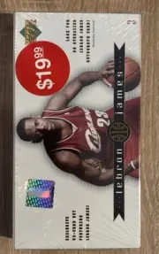 2003-04 Upper Deck LeBron James 32 Card Rookie Box Set FACTORY SEALED RC AUTO?