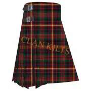 Scottish Handmade Traditional Cameron Erracht Modern 8-yard Tartan Kilt For Men