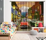 3D House Street A626 Blockout Photo Curtain Fabric Window Kevin Walsh Amy