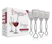 PureWine Wine Wands Purifier, 24 Wine Filters Remover Histamines Sulfite - Ma...
