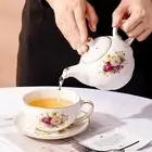 Porcelain Teapot and Cup Set Heatproof Portable Unique