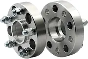 Szwaldaper Spacers 2pieces 5 Lug Suit, for Dodge, Universal Car 15/20/25/30/35/40mm PCD 5x114.3 Cb: 67.1mm Aluminum Wheel Spacer Adapter Shims Plate Car Wheel Spacer Adapter(Black 15mm)
