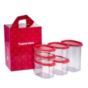 TUPPERWARE Ultra Clear Containers Set with Gift Box 6pcs (500ml/ 1L/2.2L )