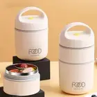 Soup Cup Vacuum Insulated Lunch Box Thermos Containers Lunch Bag Food Warmer