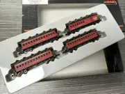 Marklin Mini-Club #87910 Z Scale D&RGW American Old-Timer 4 Car Passenger Set