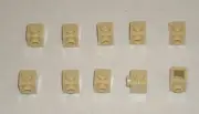 LEGO NEW 1x1 Tan Brick with Stud on 1 Side (10x) 4579260 Brick 87087