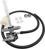 Fuel Petcock Valve Fits for Honda CRF50F XR80R CRF70F XR50R CRF230F CRF80F CRF100F CRF150F XR70R XR100R 1981-2015, Gas Tank Fuel Petcock Shut Off Valve Switch Replace 16950-GCF-671 16950-GEL-701