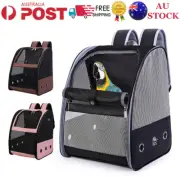 Birds Parrot Carrier Backpack Pet Portable Breathable Travel Bags Cage Tote Bag