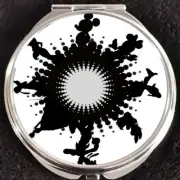 Mickey Goofy Donald Walt Disney World Disneyland Beauty Makeup Compact Mirror