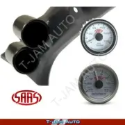 Pillar Pod for Nissan 200SX 1995-00 + Oil Temp + Boost White Gauges