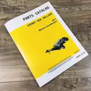 Sperry New Holland 467 Mower-Conditioner Haybine Parts Manual Catalog Assembly