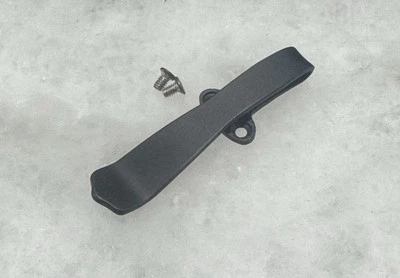 Black Titanium Deep Pocket Clip For Benchmade 9.0.5.1 A.F.O. II Knife Tip Down