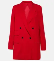 [Max Mara] Max Mara Nebbie virgin wool blazer UK 14 red