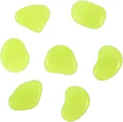 BESPORTBLE 100pcs Luminous Pebbles for Fish Tank Garden Decor Glowing Aquarium Stones Luminous Outdoor Rocks Nighttime Garden Pathway Lighting