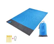 Outdoor Camping Mat Picnic Mat Oxford Cloth Portable Mat Folding Waterproof Waterproof Mat,Blue