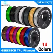 GEEETECH TPU 3D Printer Filament 1.75mm 1KG Spool Flexible Transparent / Opaque