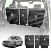 3D All Weather Back Seat Protector for Mercedes-Benz GLB Class 2020-2025 Heavy Duty Car Seats Kick Mats Cover