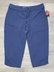 NWT Mountain Hard Wear Women’s Size 12 Yuma Capri Pants Blue