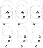 Classical Guitar Strings Replacement Stable Pitch Nylon Silver Plated 3 Set Accessories (NX36)