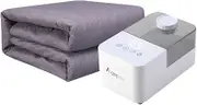 AquaComfort Hydronic Heating Blanket, Water Circulation Electric Heating, Silent, Safe Bed Warmer for Winter Comfort, No Radiation (Single)