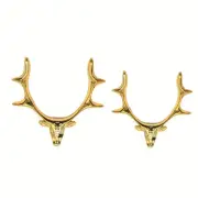 Wall Clock Decoration Deer Head Ornament Quartz Clock Movement Accessories