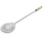 GOZNEY Turning Peel Pizza Oven Tool Balance 8" Aluminum Perforated Wood Handle