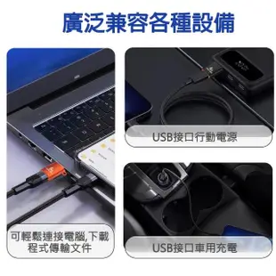 【DoLiYa】USB轉Type-C 120W轉接頭(傳輸器/充電器 OTG功能)