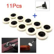 2inch 50mm Wool Felt Polishing Wheel Buffing Pad Holder For Angle Grinder 10Pcs