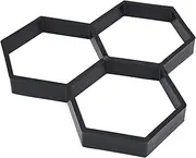 MERRYHAPY Garden Paving Mold DIY Path Maker Hexagon Brick Mold Plastic Cement Pavement Mould