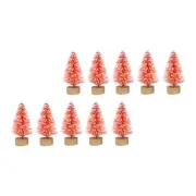 12 Pcs Christmas Sequin Branch Small Table Tree Artificial Xmas Trees