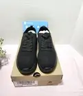 NIB CLARKS CLOUDSTEPPERS WASHABLE KNIT SNEAKERS - NOVA GLINT, BLACK, 6M