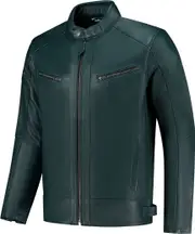 Rusty Stitches Dorian, leather jacket , color: Petrol , size: L