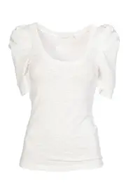 Plain Jane Puff Sleeve Top--MIN-MP0713