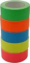 FindTape Gaffers Tape Multi-Pack: 2 in. x 75 ft. / Assorted (Fluorescent Blue, Fl. Green, Fl. Orange, Fl. Pink, Fl. Yellow)