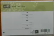 Retired Stampin' Up! Date, Time, Place Stamp
