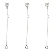 3 Pcs Honey Strainer Filter Net Screen Stirring Rod Durable Stirrer Stick