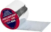 Waterproof Tape for Pools, Seal Pond Liner Seam Tape Made of Aluminium EPDM, Underwater Repair Tape for Residential, Commercial, and Industrial Uses (1.9 in & 3.9 in × 16.4 Ft) Seta-au